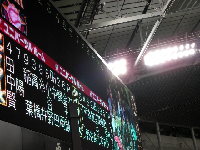 スタメンオーダー